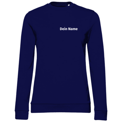 Damen Sweatshirt - Freiwillige Feuerwehr Weiß (Personalisierbar)