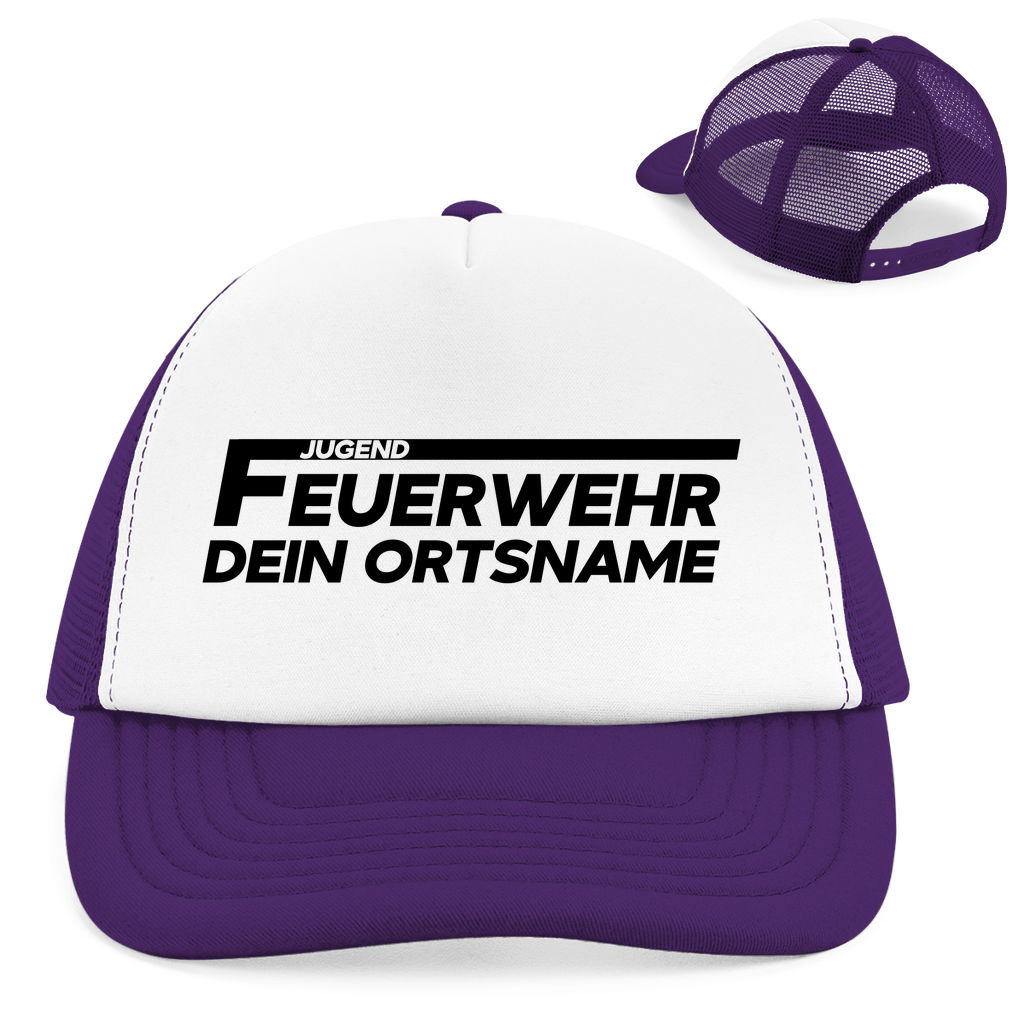 Retro Trucker Cap - Jugendfeuerwehr (Personalisierbar)