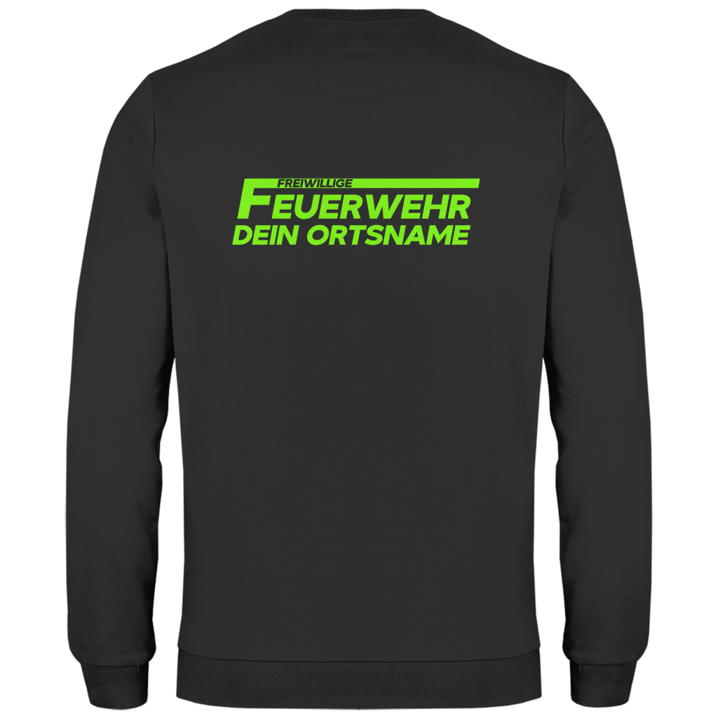 Herren Sweatshirt - Freiwillige Feuerwehr Grün [Personalisierbar]