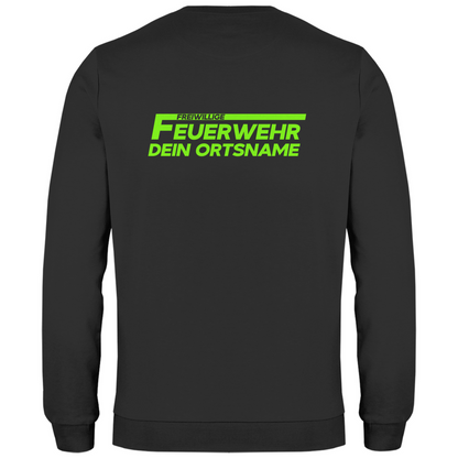Herren Sweatshirt - Freiwillige Feuerwehr Grün [Personalisierbar]