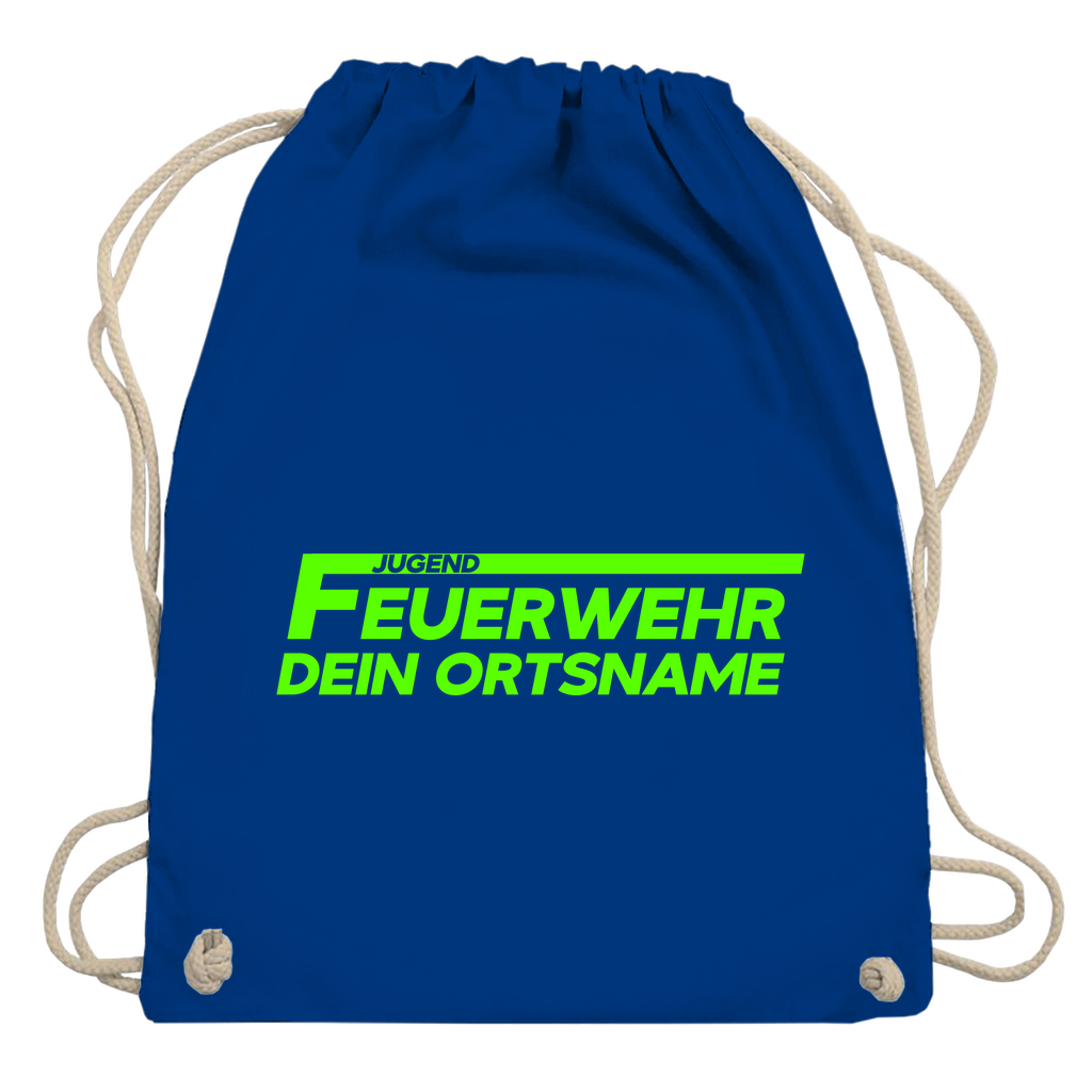 Turnbeutel - Jugendfeuerwehr Grün [Personalisierbar]