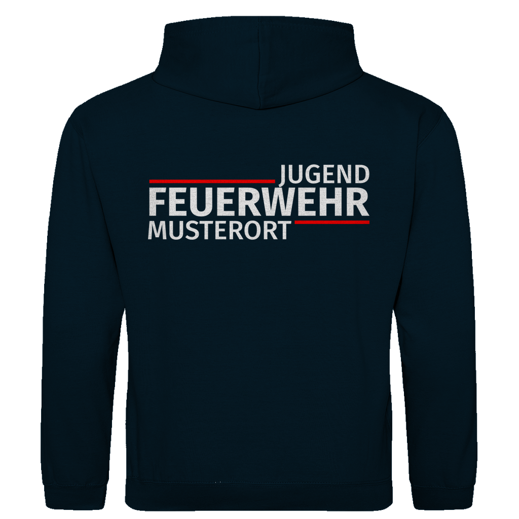 Herren Hoodie - Modern Jugendfeuerwehr [Personalisierbar]