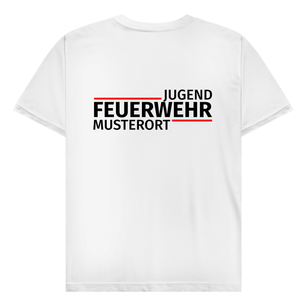 Herren T-Shirt - Modern Jugendfeuerwehr [Personalisierbar]
