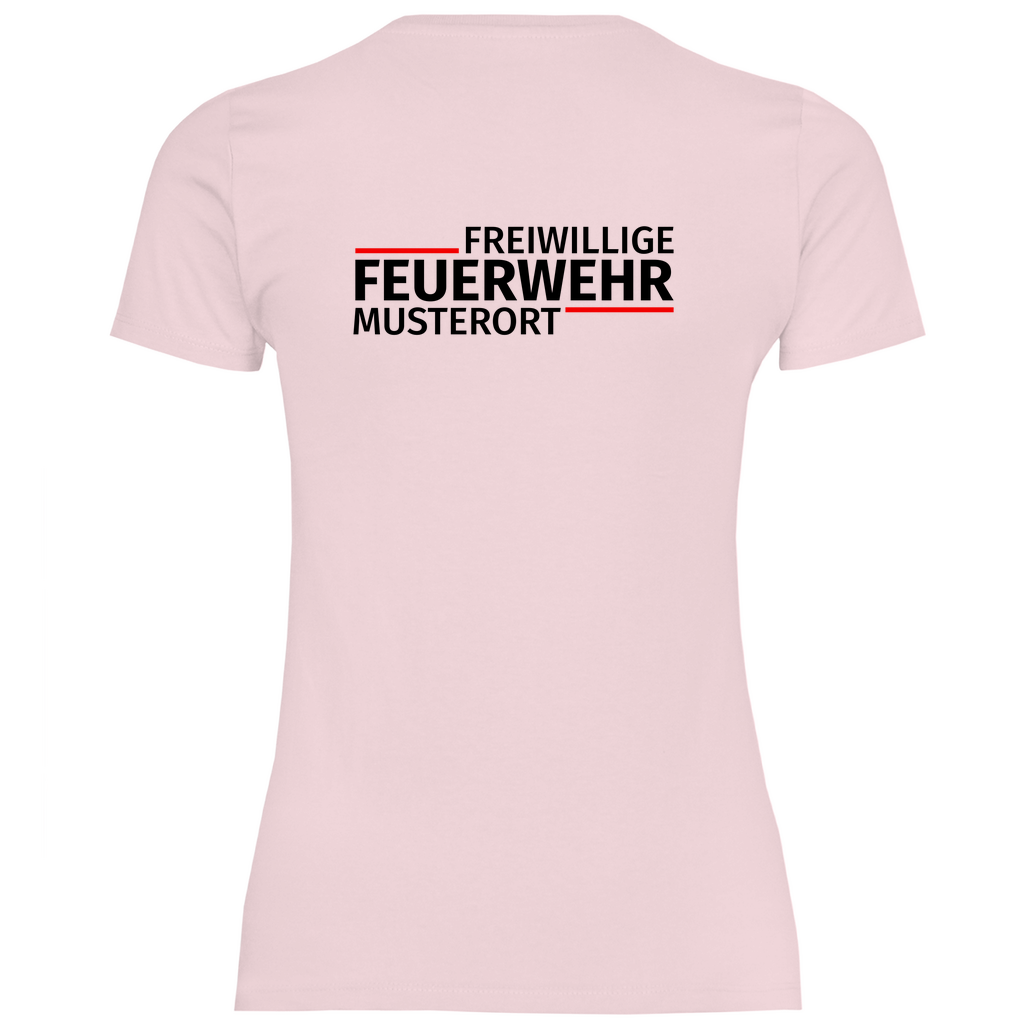 Damen T-Shirt - Modern Freiwillige Feuerwehr [Personalisierbar]