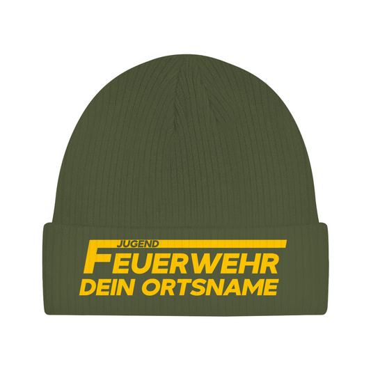 Beanie - Jugendfeuerwehr Gelb [Personalisierbar]