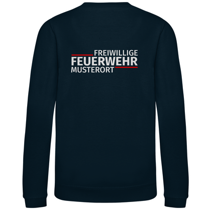 Kinder Sweatshirt - Modern Freiwillige Feuerwehr [Personalisierbar]