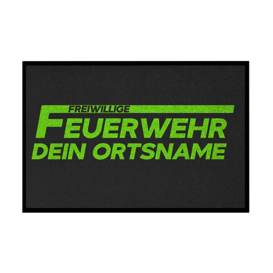 Fußmatte - Freiwillige Feuerwehr Grün [Personalisierbar]