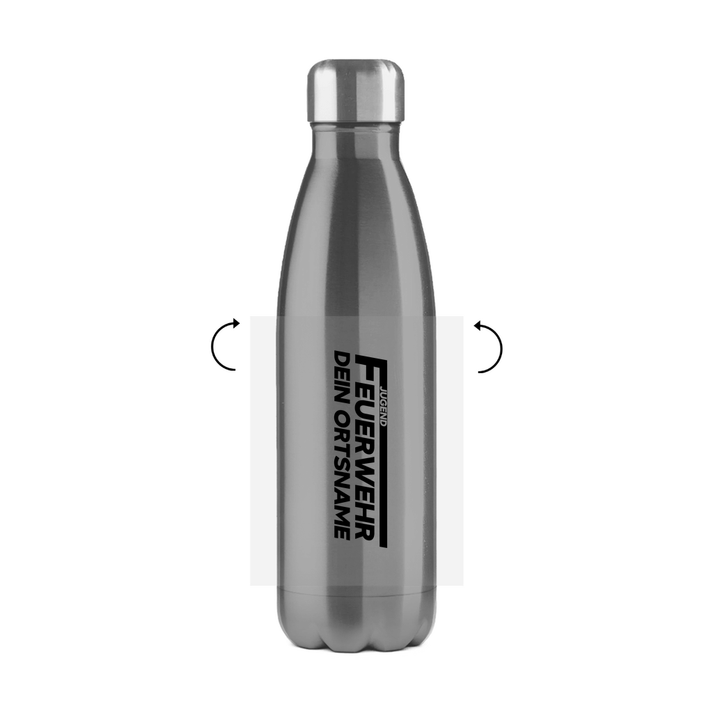 Edelstahl-Thermoflasche - Jugendfeuerwehr [Personalisierbar]